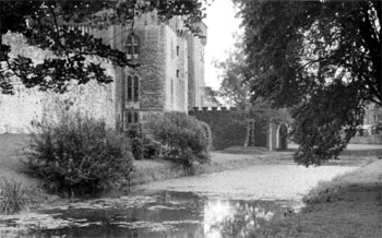 Old photo of the Mill Leat at Bute Park