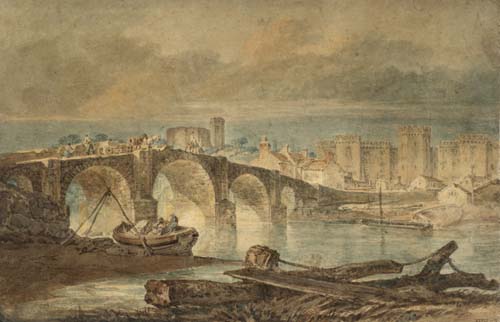 Turner painting of Cardiff bridge