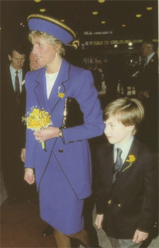 Princess Di and William