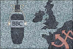 Image of granite postcard for wartime BBC studio