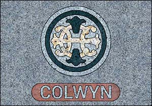 Image of granite postcard for Colwyn Bay station