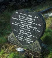 Grave of Evan Roberts