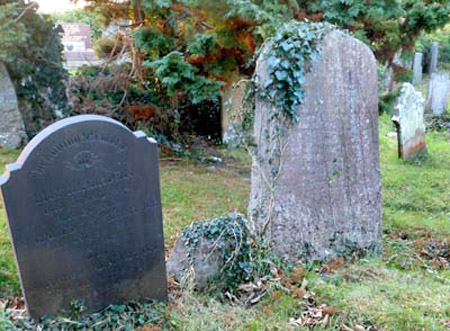 Grave stone of Thomas Edge