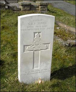 Grave of Captain Gwyn James