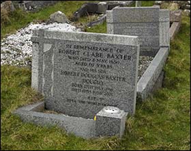 Grave of Robert Clare Baxter