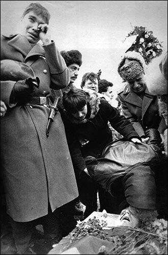 The last photo Ian Parry filed from Bucharest