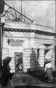 Photo of Abergavenny Coliseum under construction