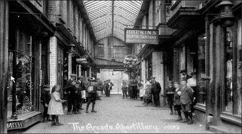 Photo of Abertillery Arcade c.1920