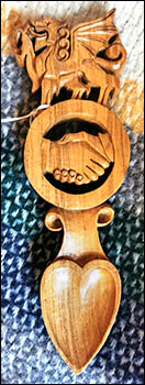 Photo of contemporary lovespoon
