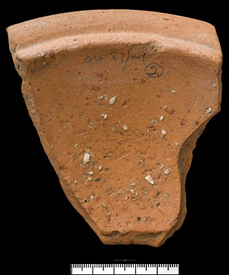 Photo of Roman pottery fragment found in Trelai in 1894 Photo of Roman pottery fragment found in Trelai in 1894