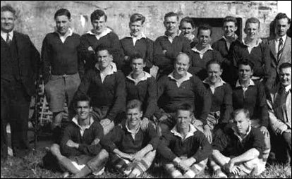 Photo of Carmarthen Athetlic rugby team 1950