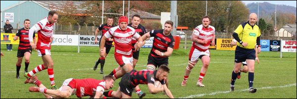 Photo of Carmarthen Athletic rugby match