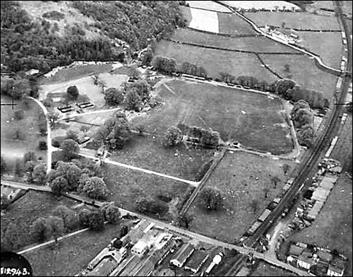 Photo of Ystrad army camp in 1944