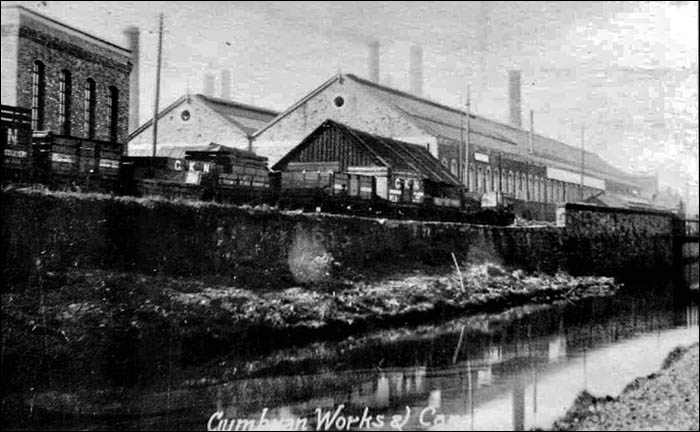 Old photo of Patent Nut and Bolt Works, Cwmbran