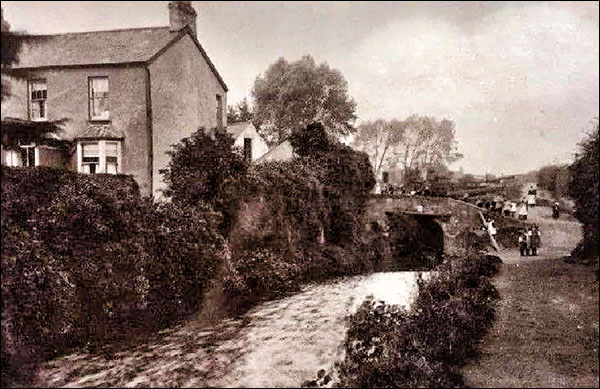 Photo of canal bridge at Pontnewydd locks