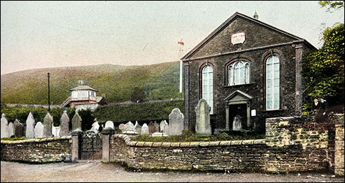 Old photo of Seion Chapel, Glais