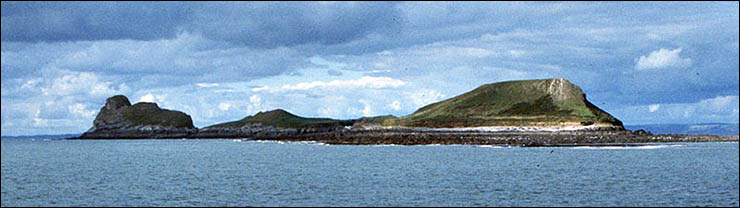 Photo of Worm's Head viewed from the sea