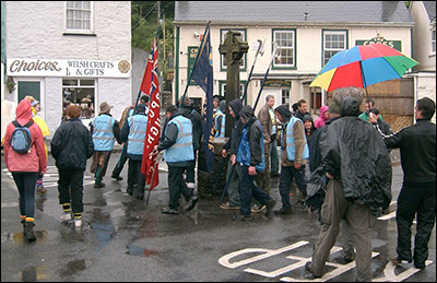 Photo of Laugharne Common Walk at the cross