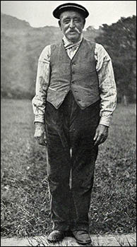 Photo of David Davies, the Dartmoor Shepherd