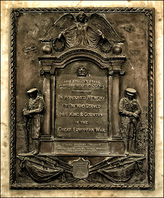 Photo of Reginald Sheppard memorial, Llanharan church