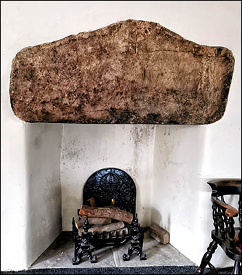 Photo of old fireplace in Merthyr Court House