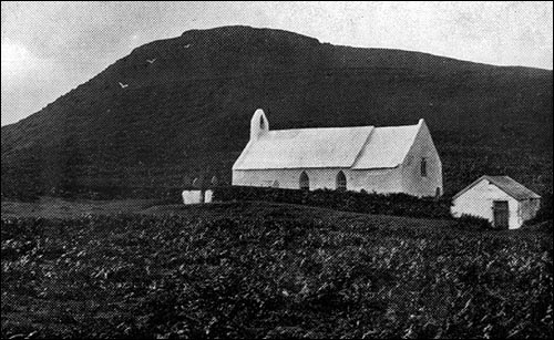 Photo of Holy Cross Church, Mwnt, in 1924
