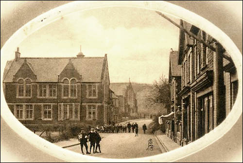 Old photo of Newbridge institute and memorial hall