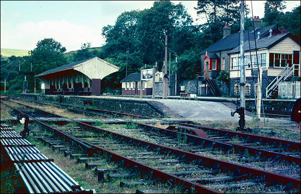 Photo of derelict Pontsticill station in 1965
