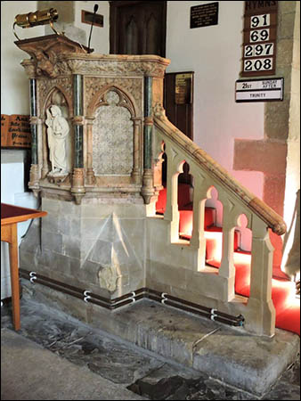 Photo of Pyle church pulpit
