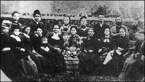 Photo of Bethany Chapel sewing class 1880