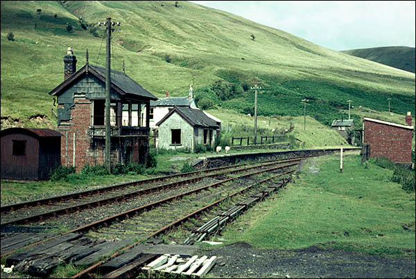 Photo of derelict Torpantau station in 1965