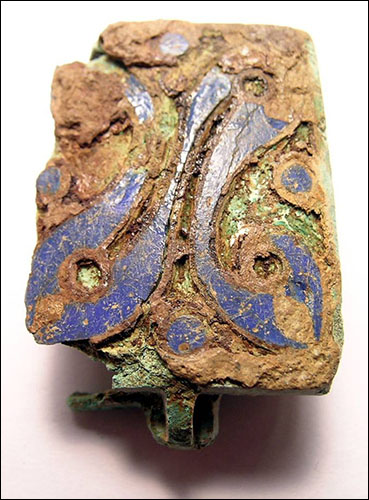 Photo of Roman seal box from Parc Bryn Cegin
