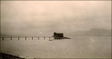 Photo of the old Beaumaris lifeboat station