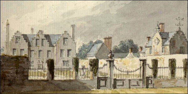 Drawing of Faenol Fawr in the 18th century