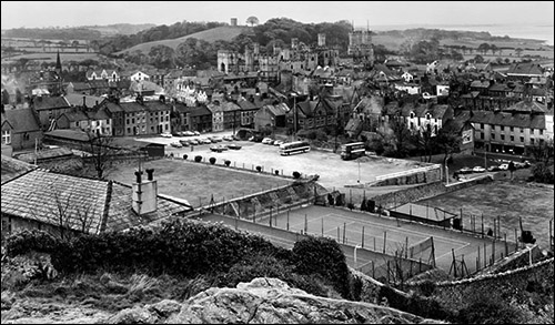 Photo of view from Twthill in 1968