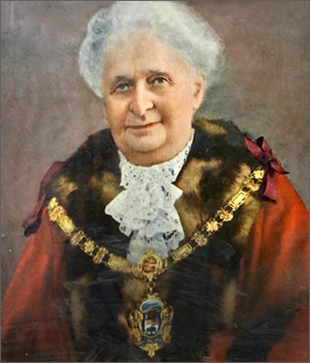 Portrait of Ethel May Hovey of Colwyn Bay