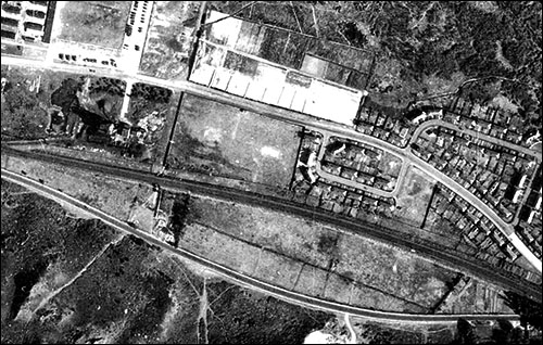 Aerial photo of Bryn Morfa in 1946