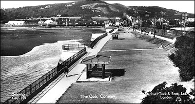 Photo of Conwy Cob in the 1930s