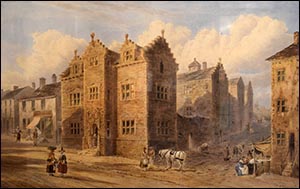 Painting of Crown Inn and Crown Lane