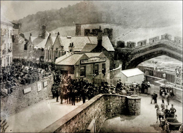 Photo of the Erskine Arms Hotel refreshment rooms in Conwy