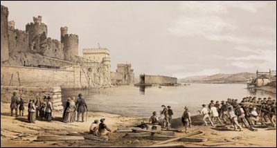 Painting of tubular bridge construction