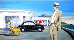 Painting of Morannedd Cafe