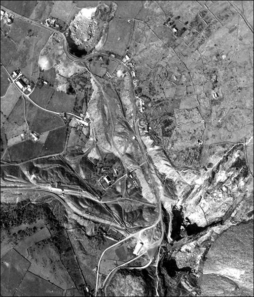 1946 aerial photo of Allt Ddu and Chwarel Fawr