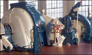 Photo of original equipment at Dolgarrog power station