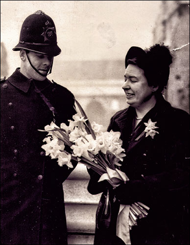 Photo of Eirene White at House of Commons in 1950 Photo of Eirene White at House of Commons in 1950