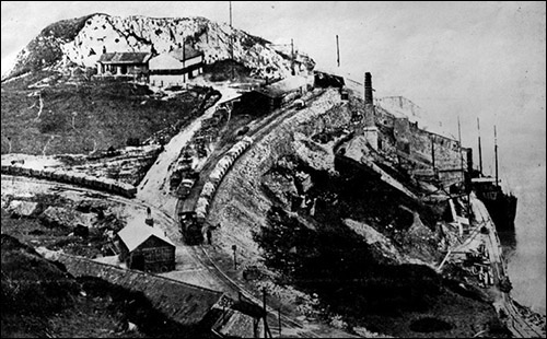 Old photo of Little Orme quarry