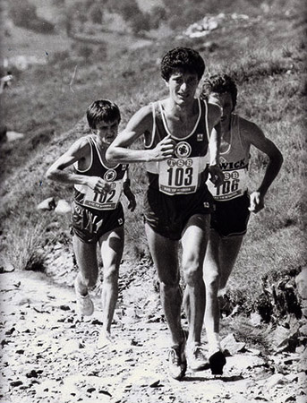 Photo of Private Pezzoli, Kenny Stuart and Fausto Bonzi on Snowdon
