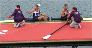 Photo of pontoon during Olympics