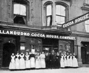 Photo of staff outside cocoa house