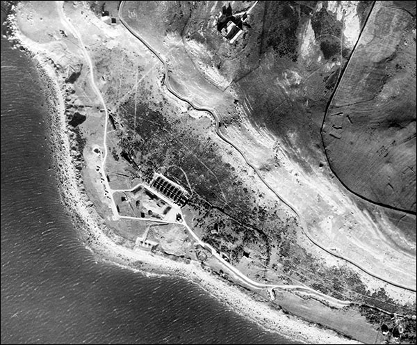 Aerial view of Great Orme gunnery school site in 1947